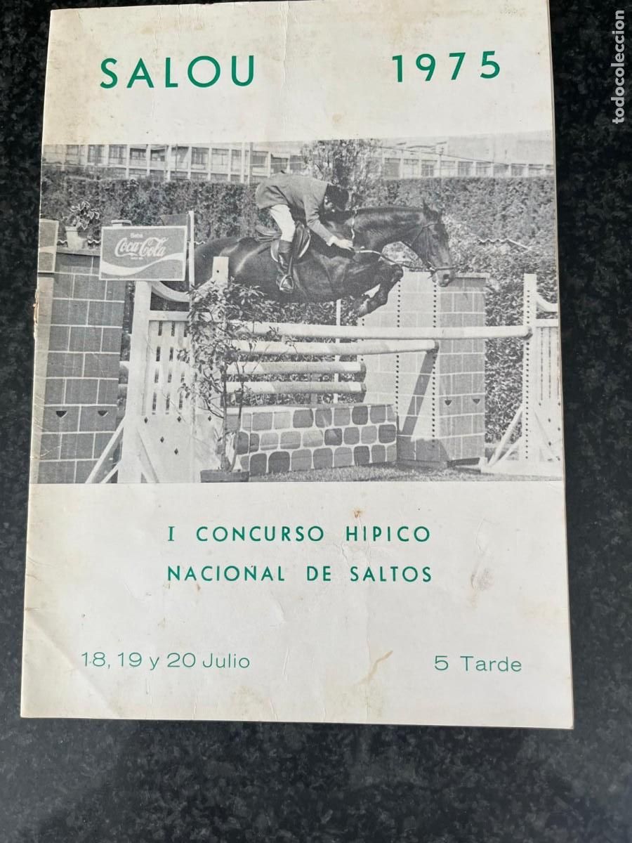 Coleccionismo: Salou 1975 I concurso hipico nacional de saltos