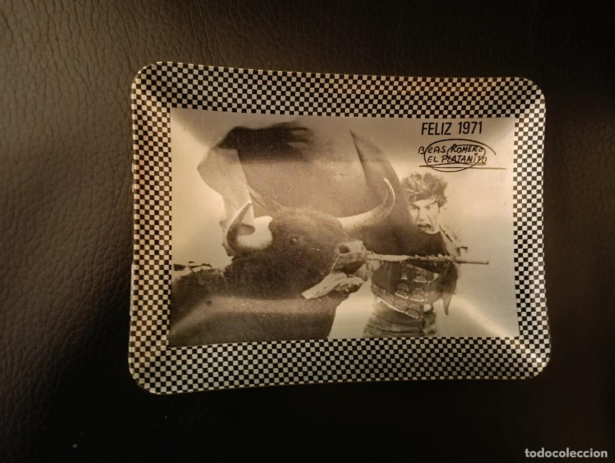 Coleccionismo: ANTIGUO CENICERO BANDEJA PLATILLO ALUMINIO SERIGRAFIADO HOTEL VICTORIA MADRID BLAS ROMERO PLATANITO