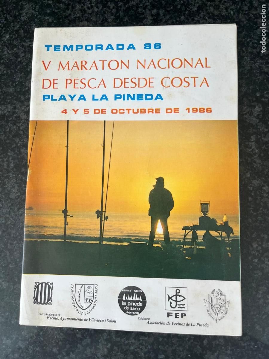 Coleccionismo: temporada 86 V maraton pesca playa la Pineda Tarragona