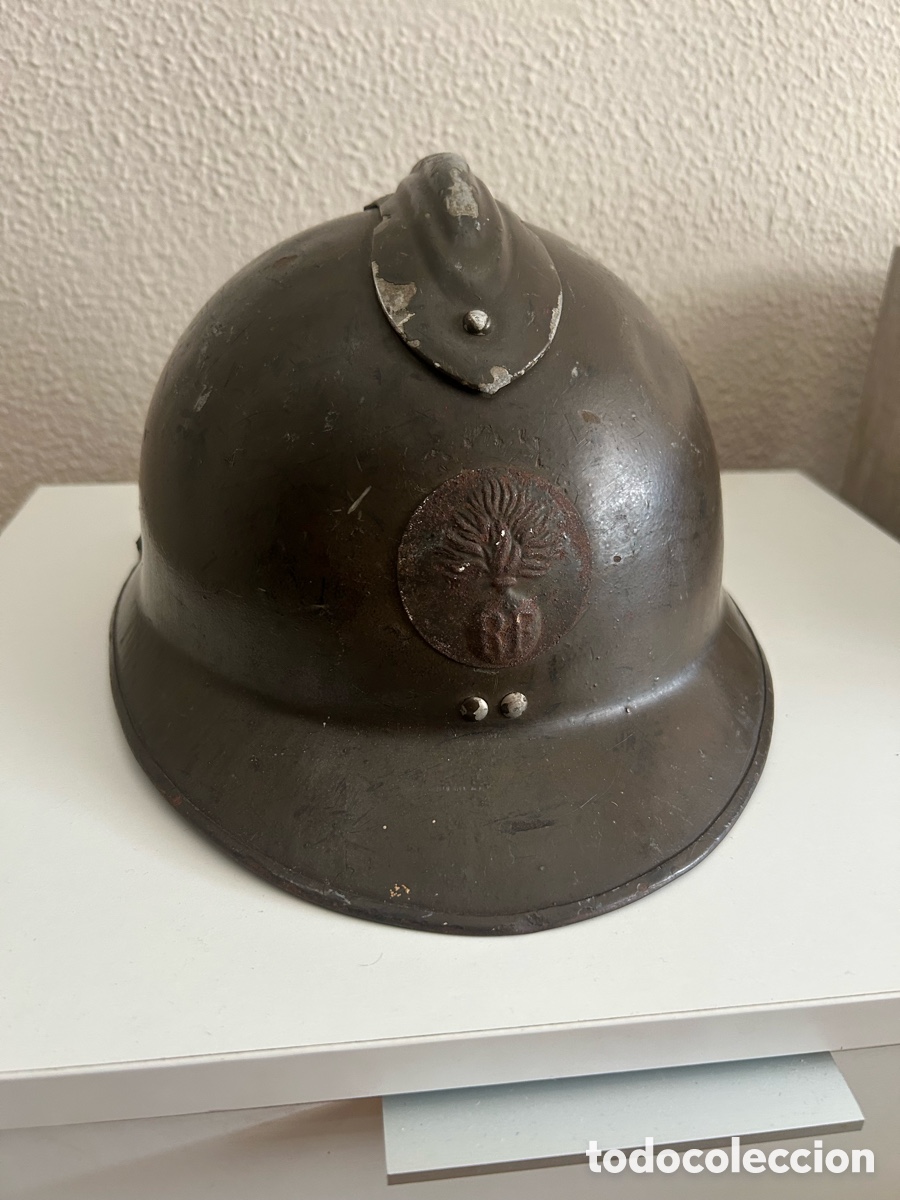 Coleccionismo: Casco Adri&aacute;n franc&eacute;s antiguo