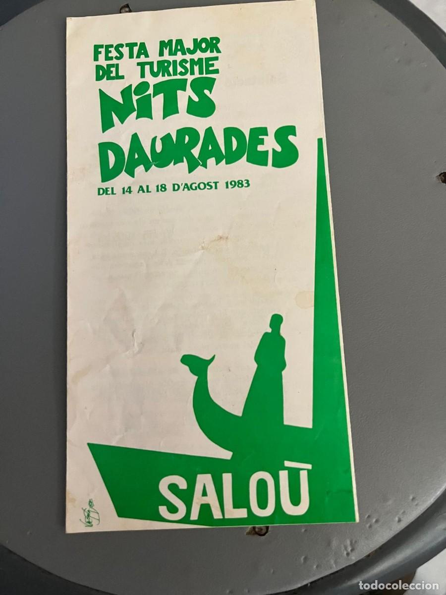 Coleccionismo: Festa Major NITS DAURADES Salou Tarragona 1983