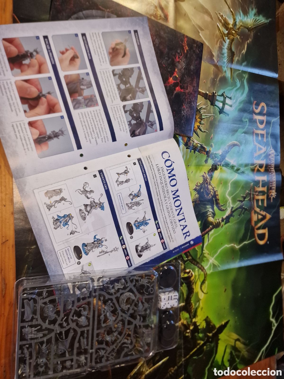 Coleccionismo: Figuras para montar,p&oacute;ster,fasciculo,warhammer sparhead,sin uso
