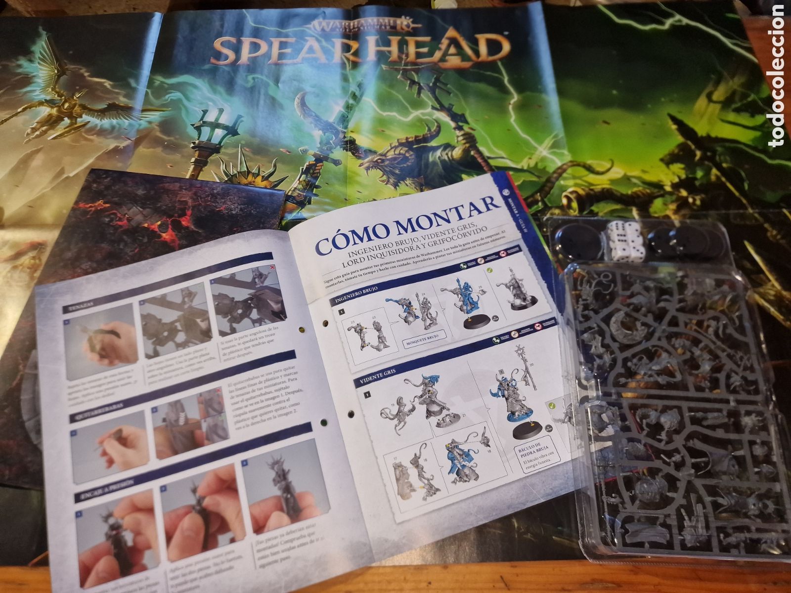 Coleccionismo: Figuras para montar,p&oacute;ster,fasciculo,warhammer sparhead,sin uso
