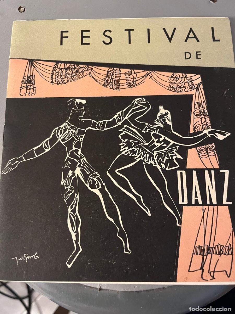 Coleccionismo: programa festival de danza centro de Lectura Reus 1956