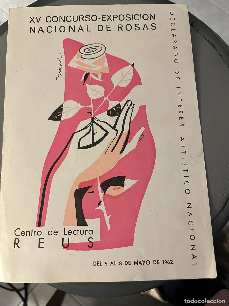 Coleccionismo: XV concurso exposici&oacute;n de Rosas centro de Lectura Reus 1962