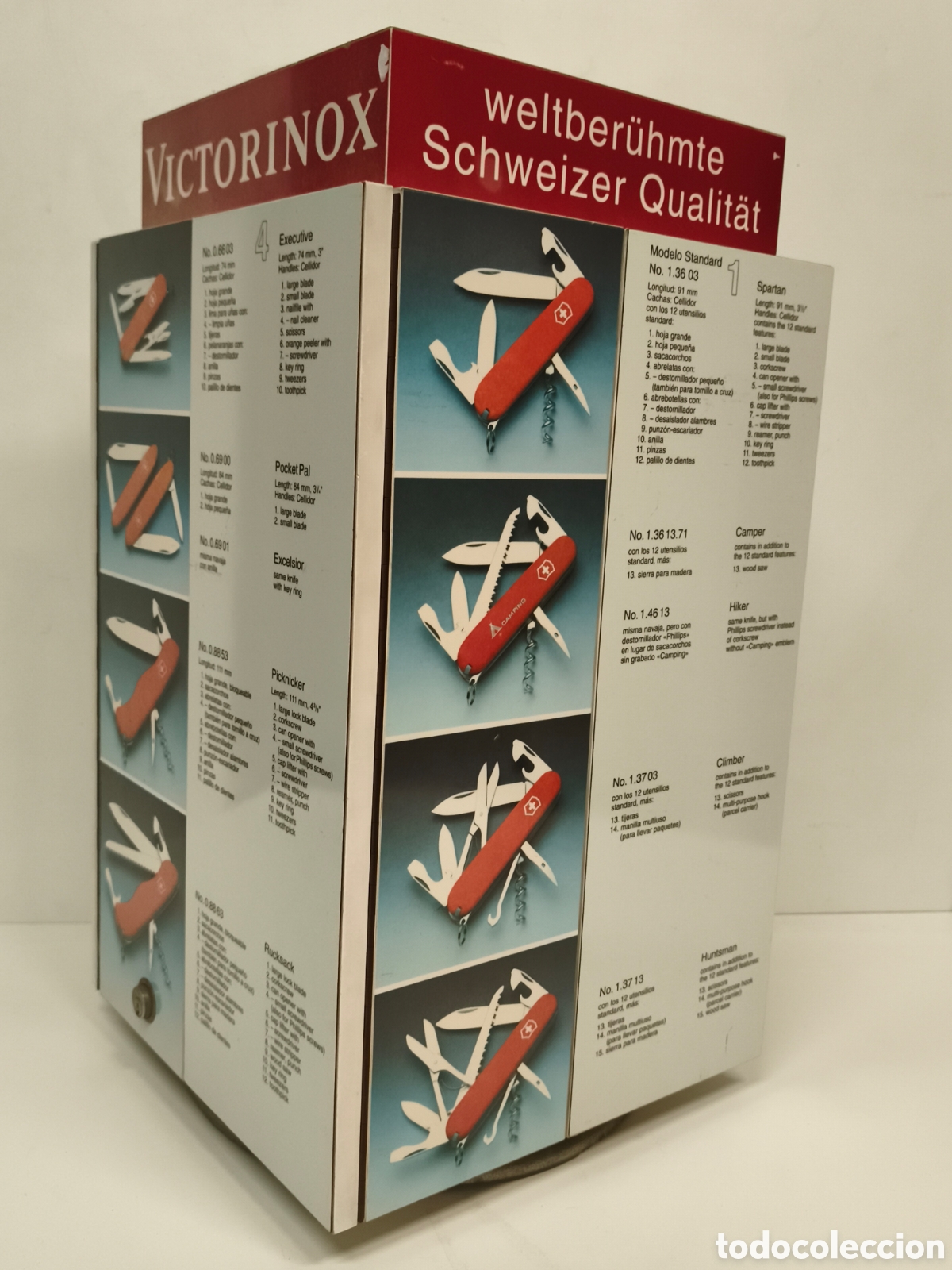 Coleccionismo: Mueble expositor Victorinox - Foto 2