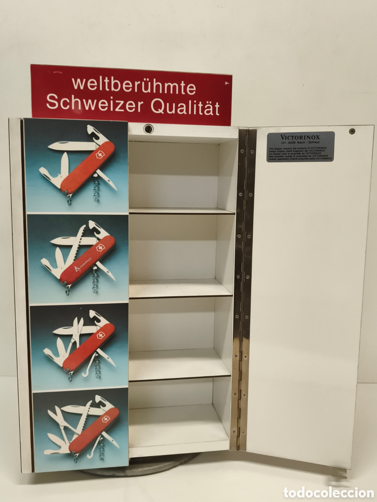 Coleccionismo: Mueble expositor Victorinox - Foto 4