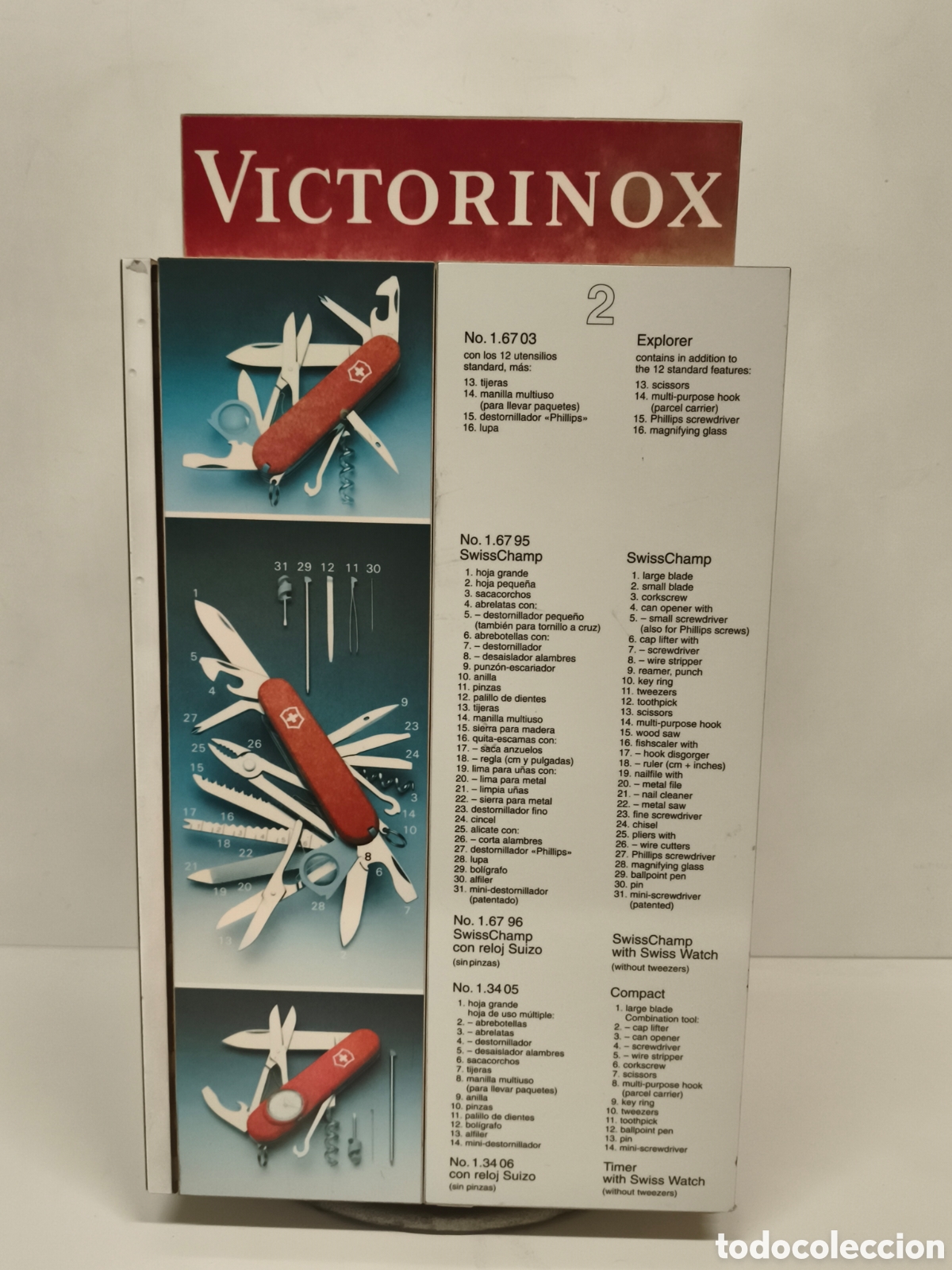 Coleccionismo: Mueble expositor Victorinox - Foto 5