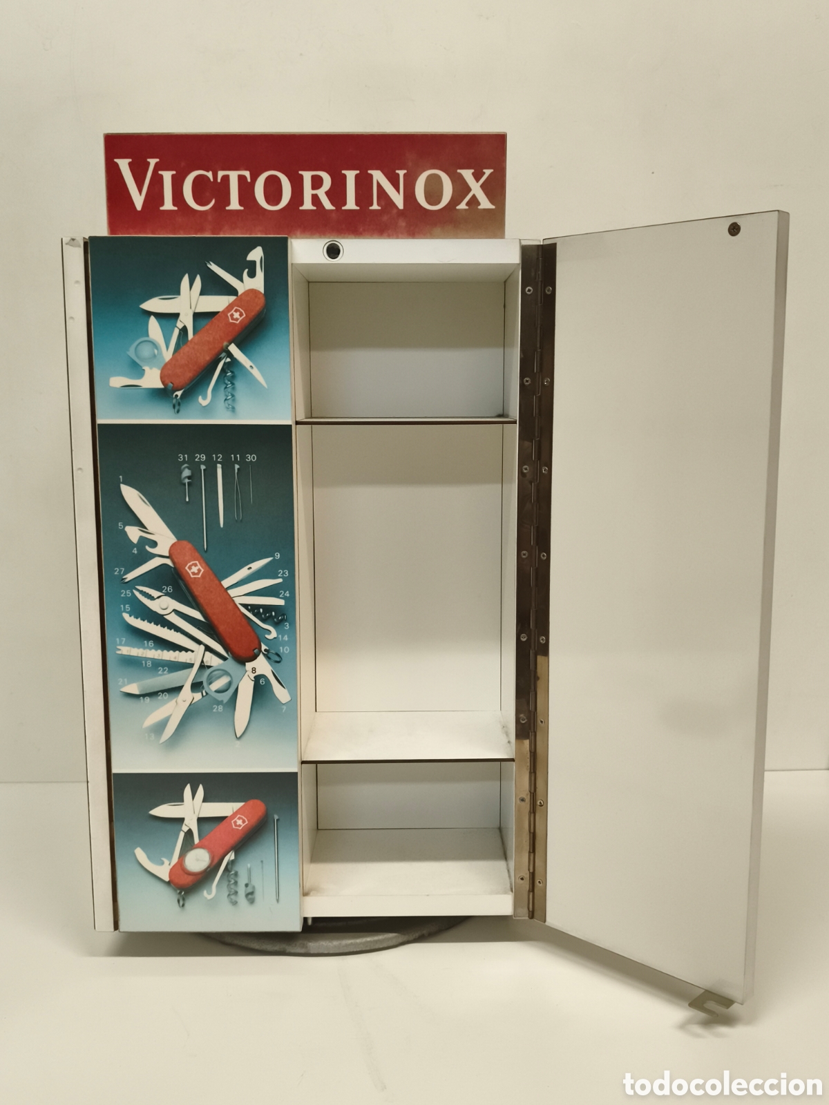 Coleccionismo: Mueble expositor Victorinox - Foto 6