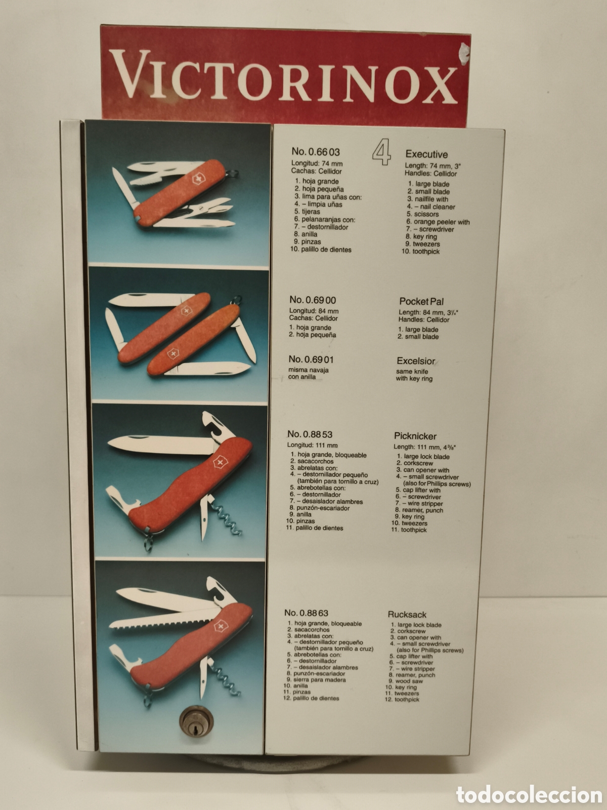 Coleccionismo: Mueble expositor Victorinox - Foto 9