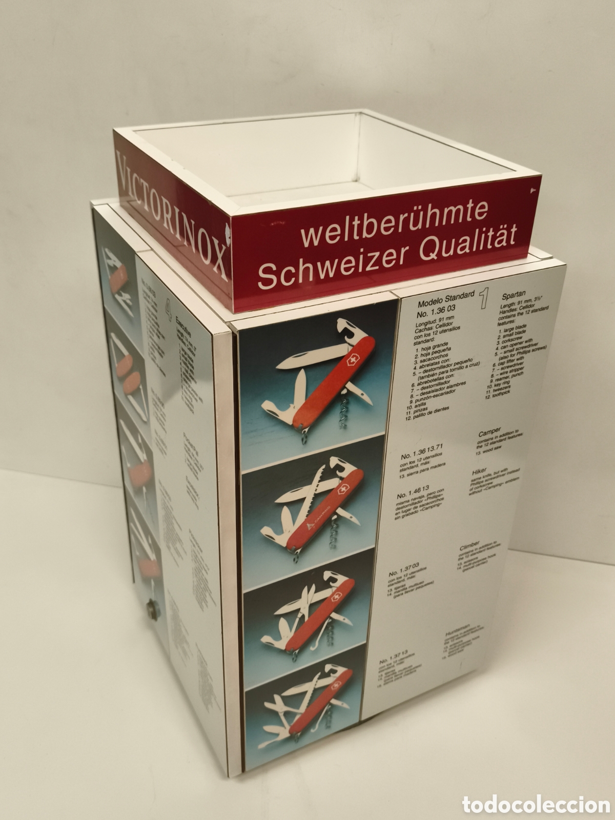 Coleccionismo: Mueble expositor Victorinox - Foto 11