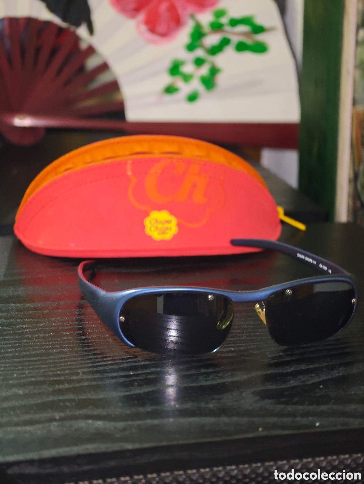 Coleccionismo: Gafas de sol Chupa Chups vintage con estuche original &mdash; merchandising publicitario a&ntilde;os 2000