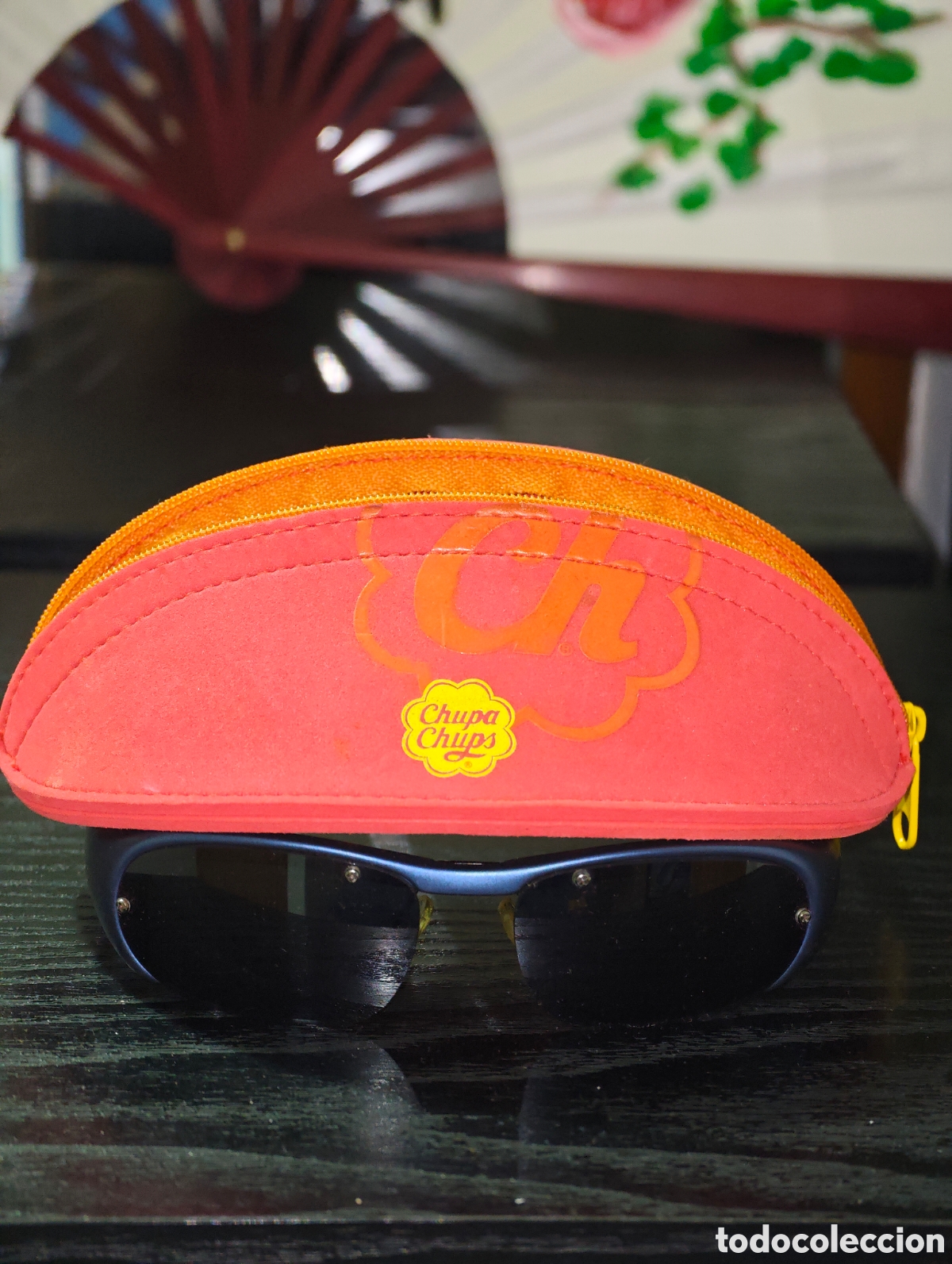 Coleccionismo: Gafas de sol Chupa Chups vintage con estuche original &mdash; merchandising publicitario a&ntilde;os 2000