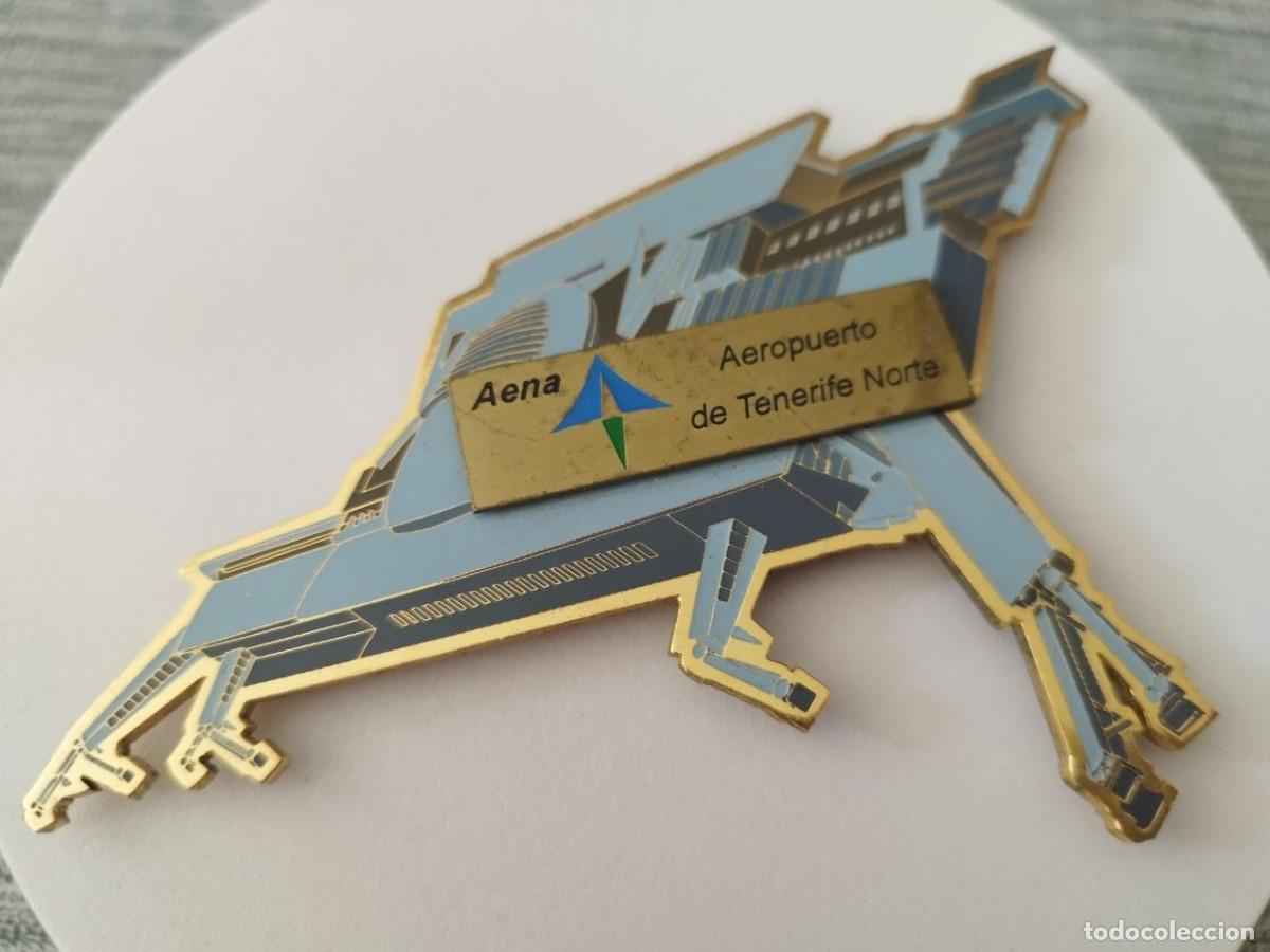 Coleccionismo: Placa AENA Aeropuerto Tenerife Norte Los Rodeos &ndash; rara pieza corporativa
