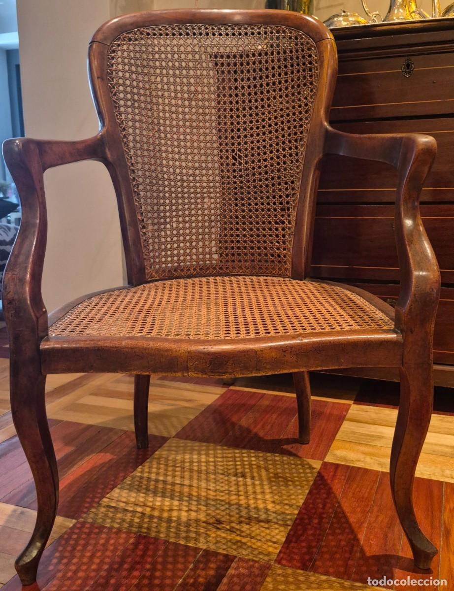 Coleccionismo: Sill&oacute;n de brazos vintage