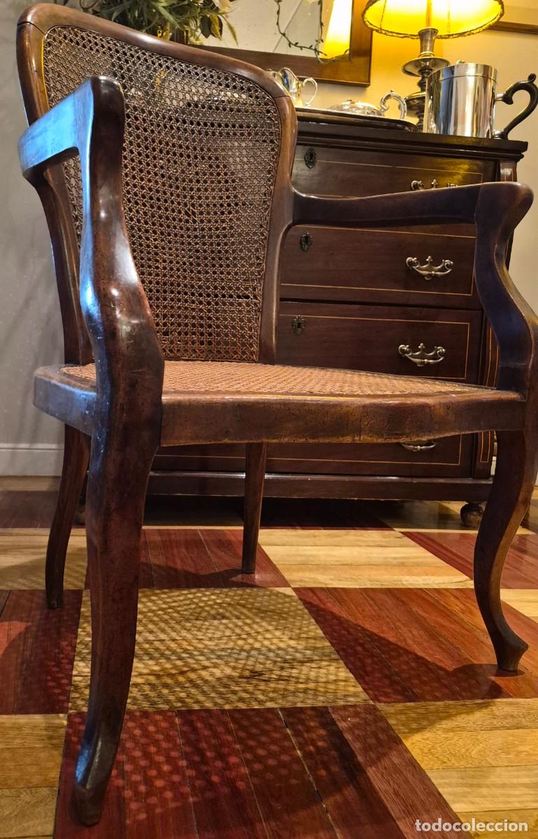Coleccionismo: Sill&oacute;n de brazos vintage - Foto 4