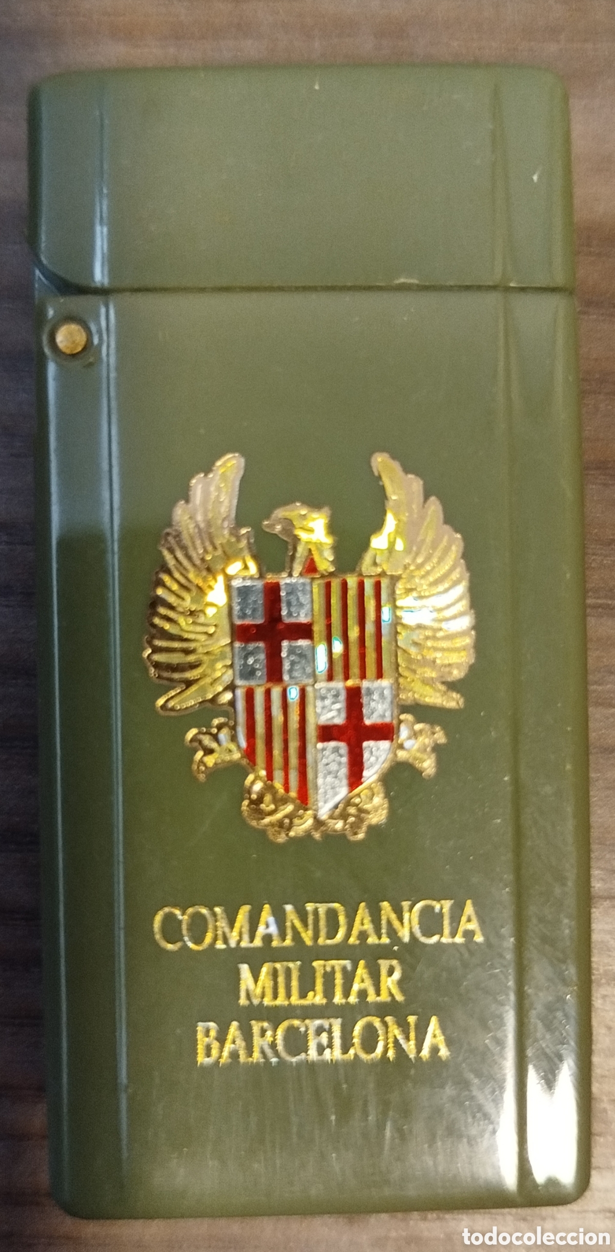 Coleccionismo: Funda mechero bic COMANDANCIA MILITAR BARCELONA