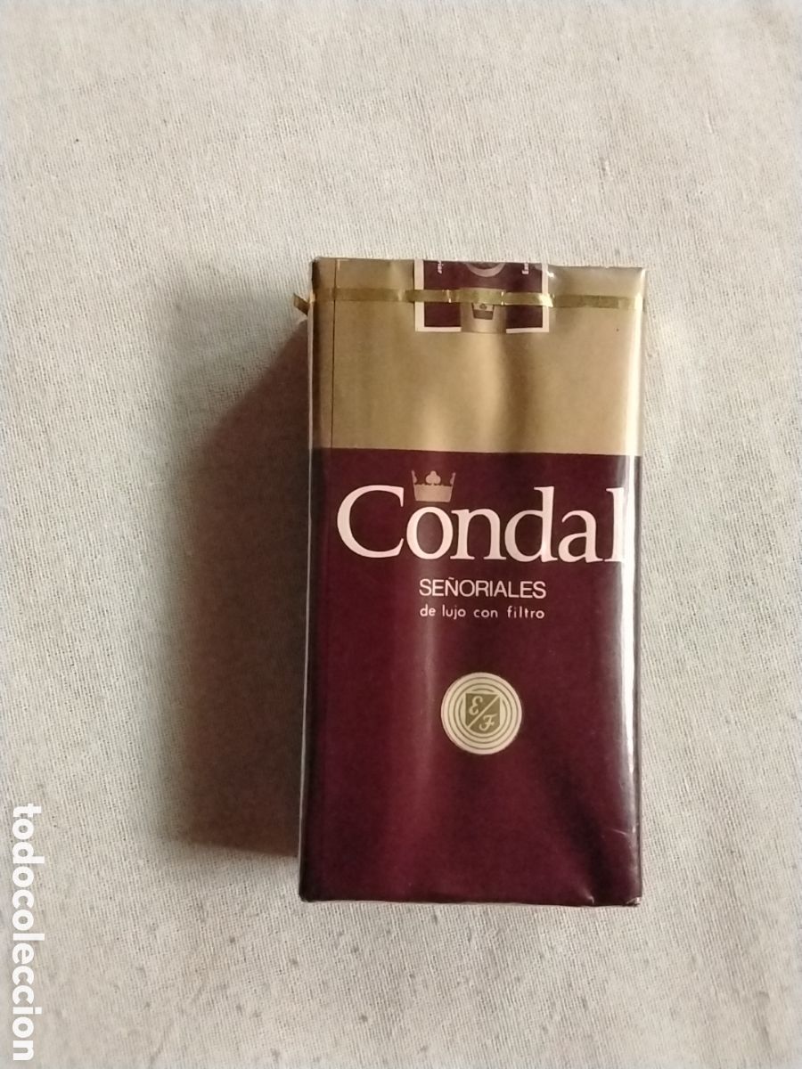 Coleccionismo: PAQUETE TABACO CONDAL DE LUJO CON FILTRO