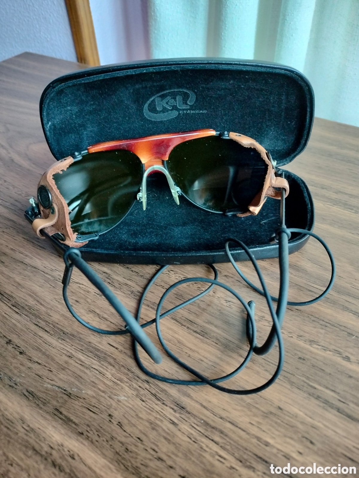 Coleccionismo: Gafas de sol. Protecci&oacute;n para el viento. - Foto 3