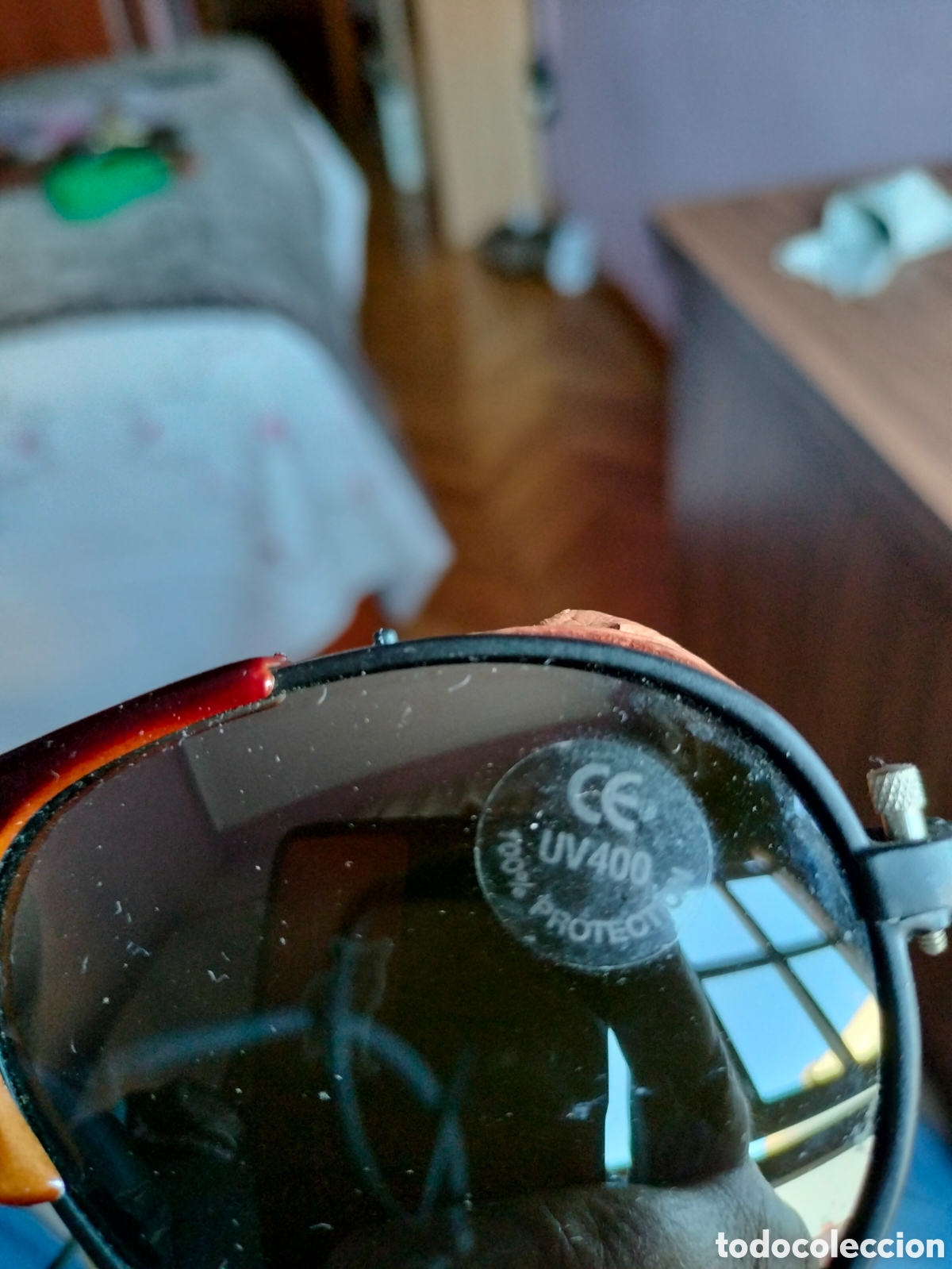 Coleccionismo: Gafas de sol. Protecci&oacute;n para el viento. - Foto 5