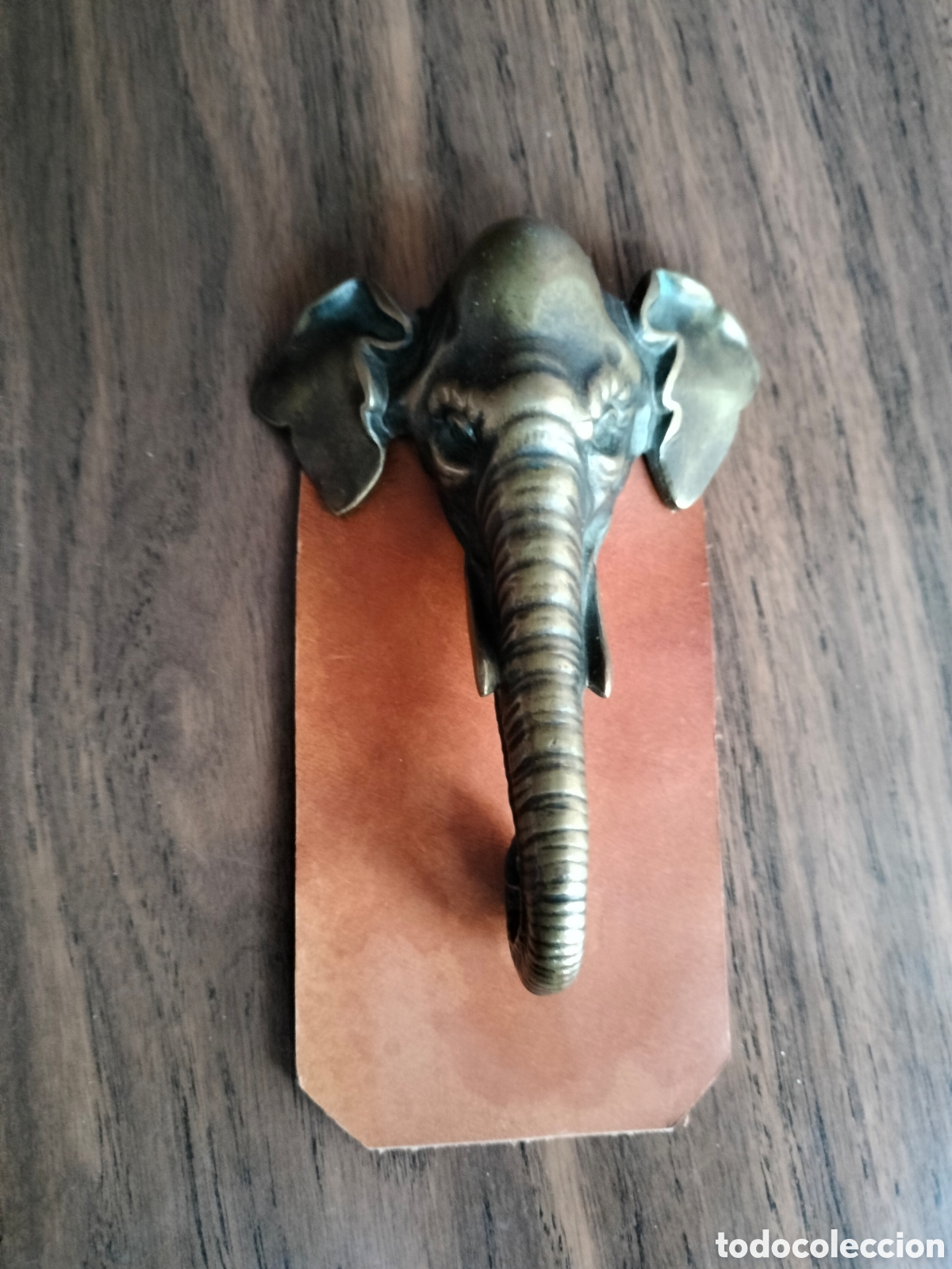 Coleccionismo: Cabeza Elefante, bronce.