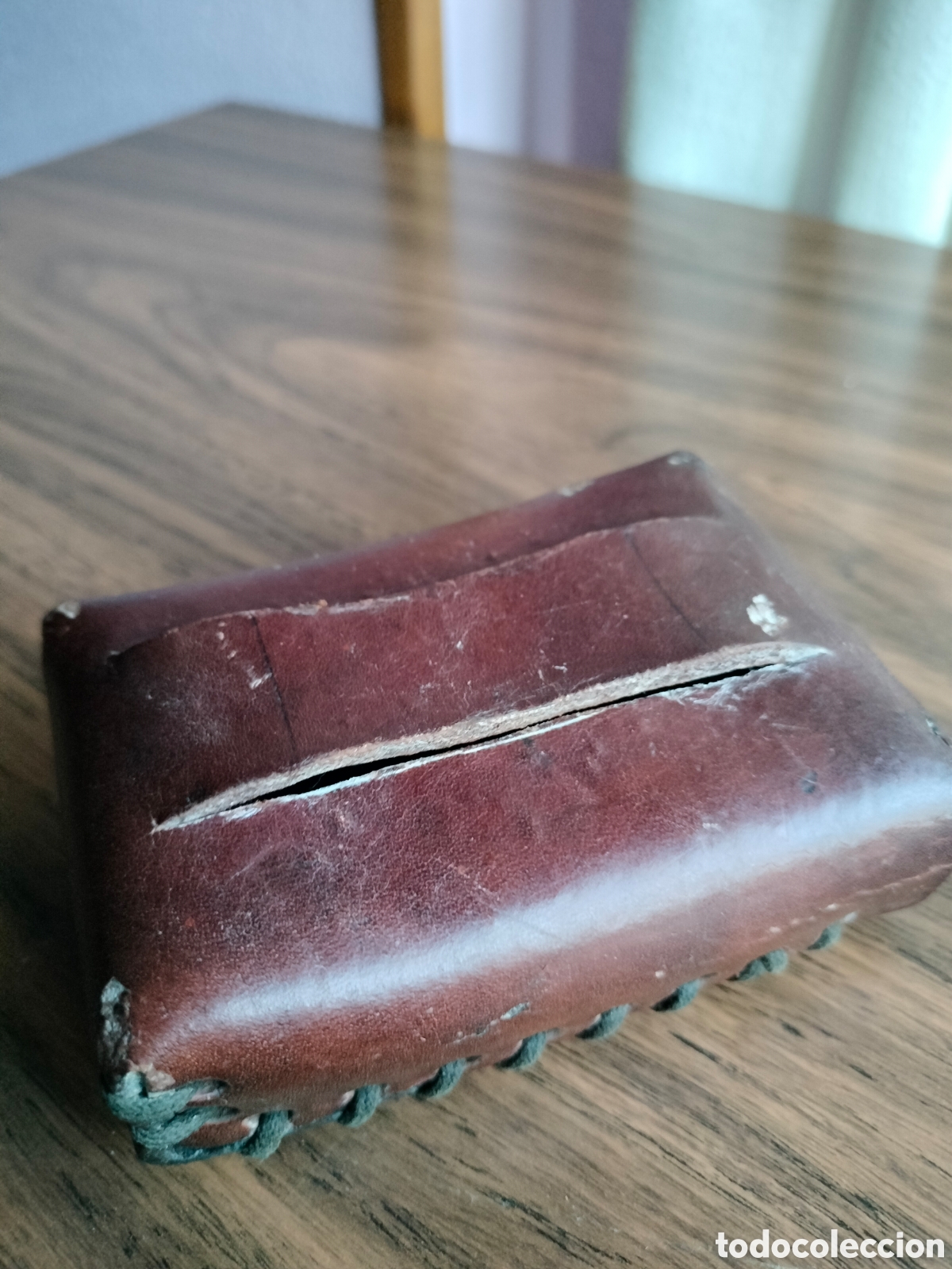 Coleccionismo: Funda de cuero. Artesan&iacute;a. - Foto 4