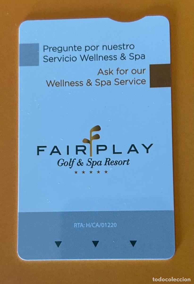 Coleccionismo: TRAJETA LLAVE DE HOTEL - FAIR PLAY GOLF -