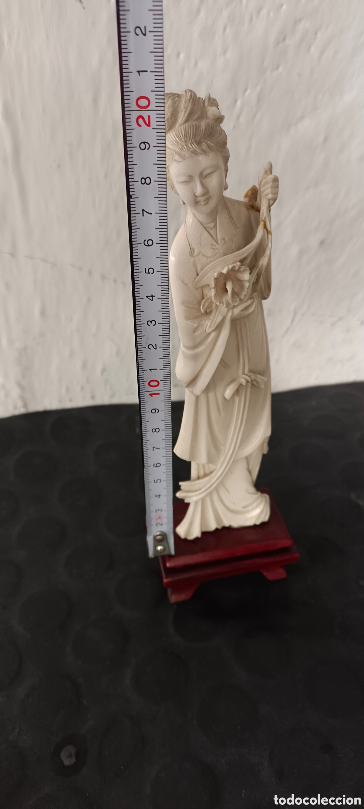 Coleccionismo: FIGURA ORIENTAL MATERIAL NOBLE DEFECTUOSO - Foto 1