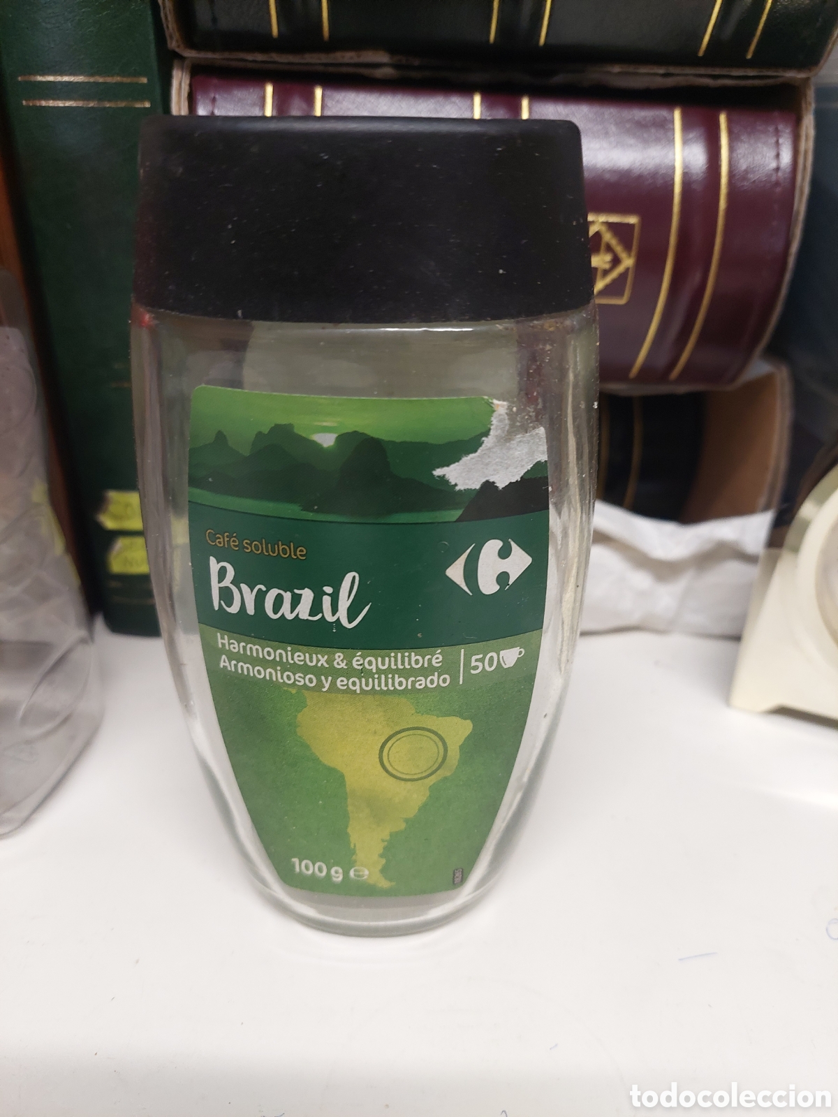 Coleccionismo: BOTE CAFE SOLUBRE BRASIL VAC&Iacute;A