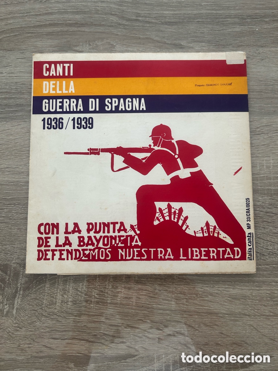 Coleccionismo: Disco de vinilo cantos de guerra - Foto 2