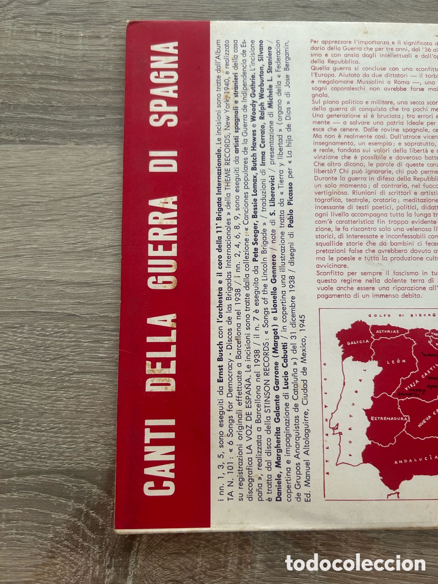 Coleccionismo: Disco de vinilo cantos de guerra - Foto 9
