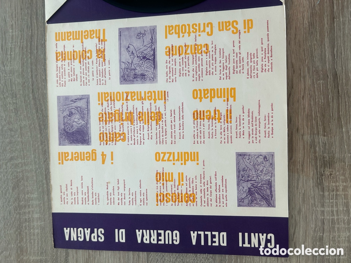 Coleccionismo: Disco de vinilo cantos de guerra - Foto 12