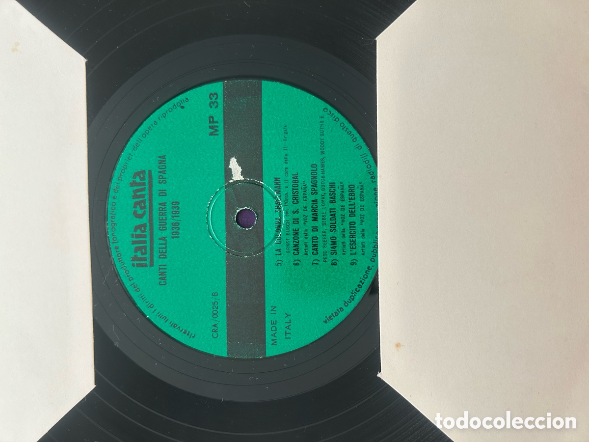 Coleccionismo: Disco de vinilo cantos de guerra - Foto 14