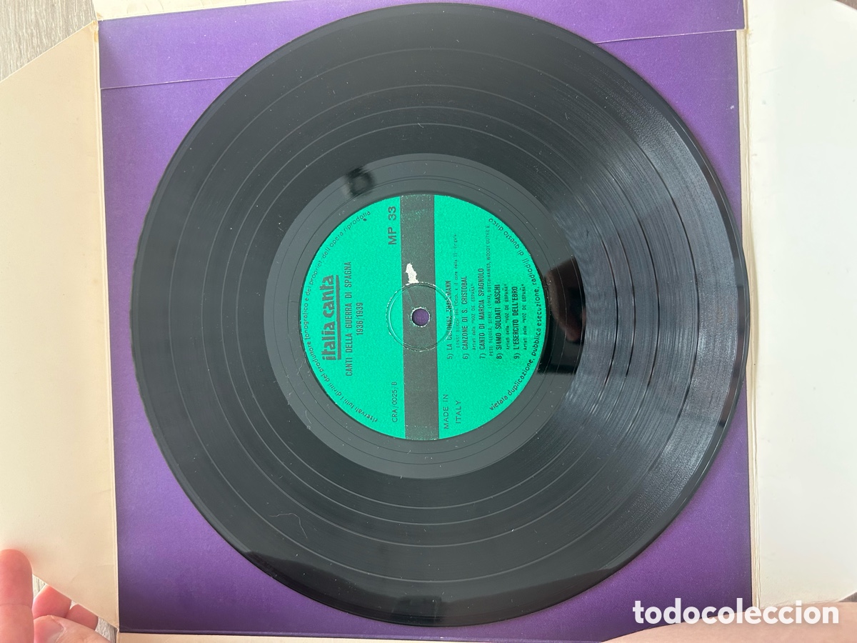 Coleccionismo: Disco de vinilo cantos de guerra - Foto 16