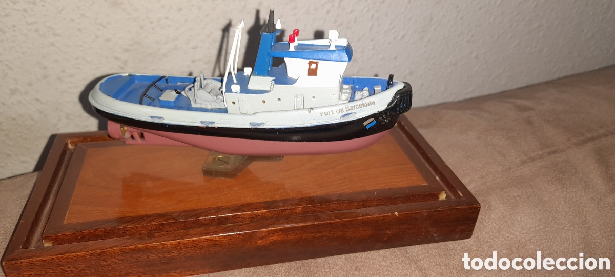 Collecting: Maqueta barco puerto de Barcelona