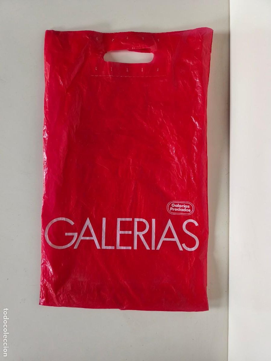 Collectionnisme: Antigua bolsa de pl&aacute;stico de Galer&iacute;as Preciados