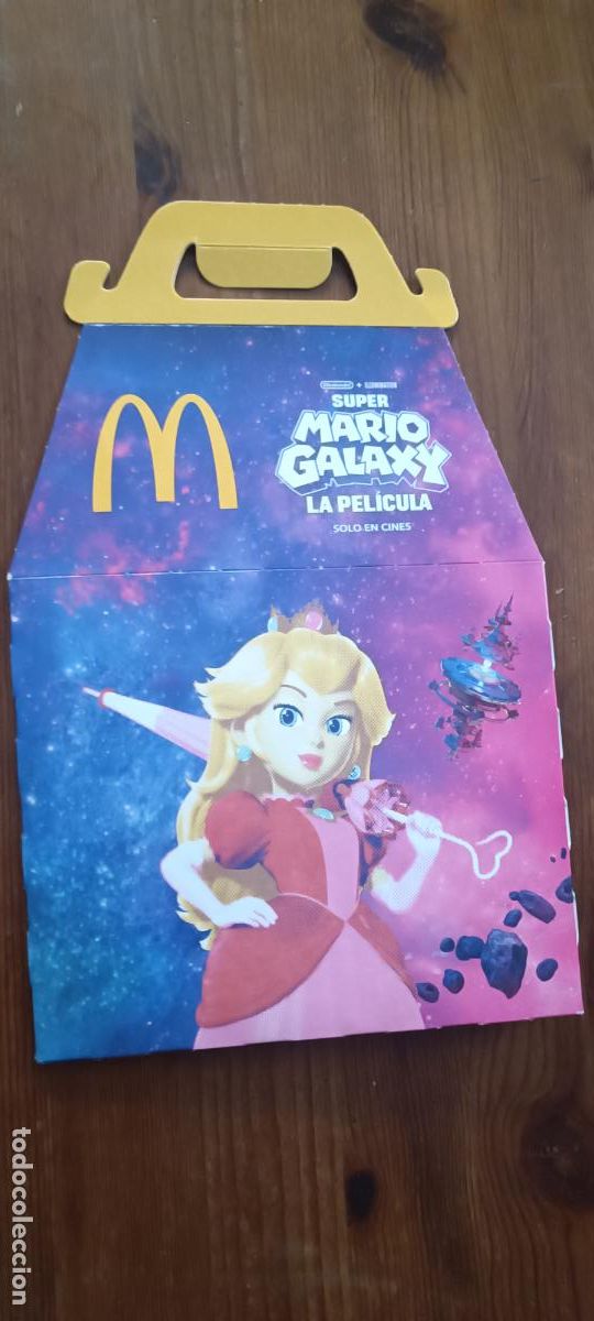 Coleccionismo: CAJA VACIA MC DONALDS MARIO GALAXY LA PELICULA