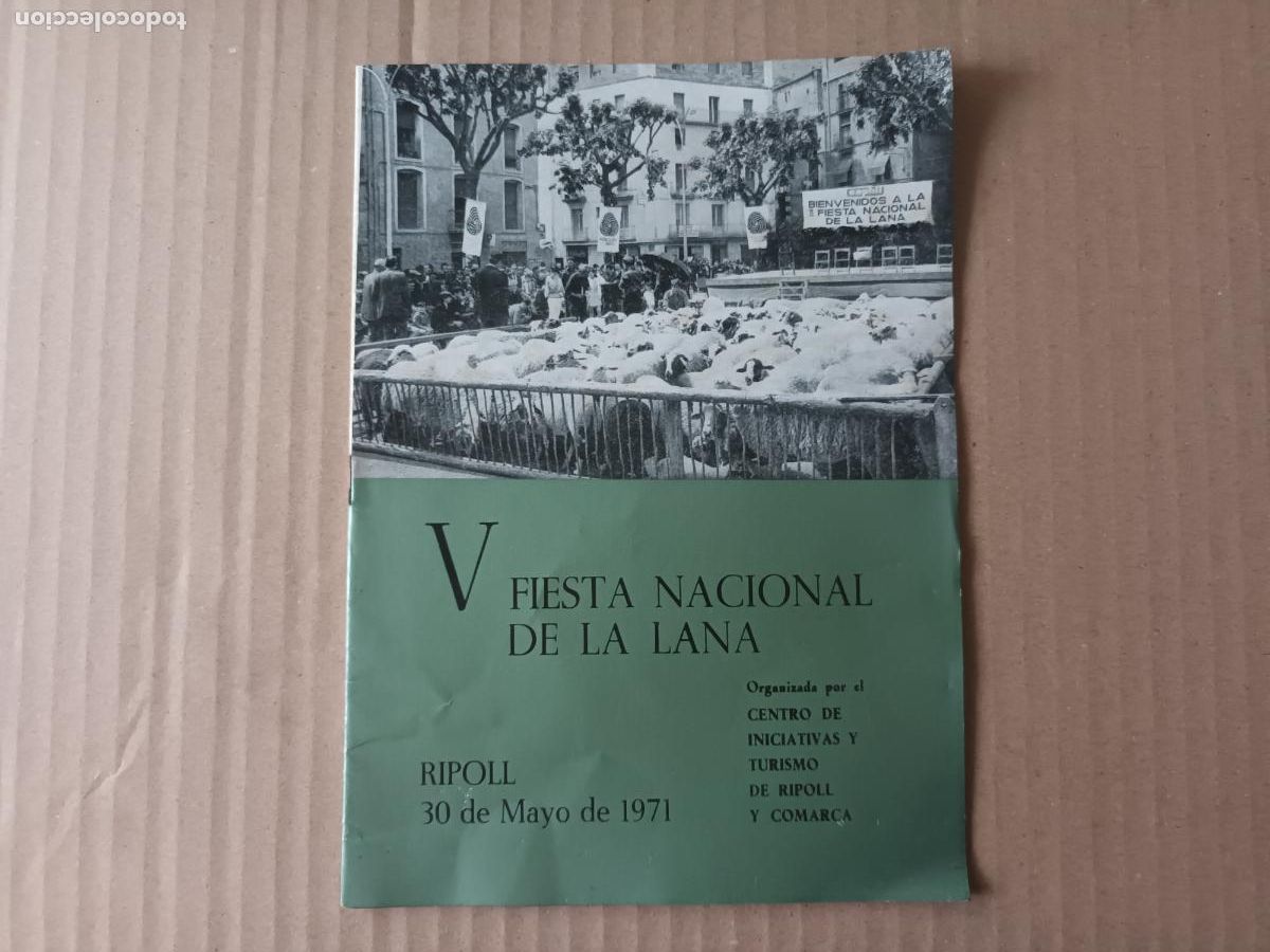 Coleccionismo: V FIESTA NACIONAL DE LA LANA. 1971. RIPOLL