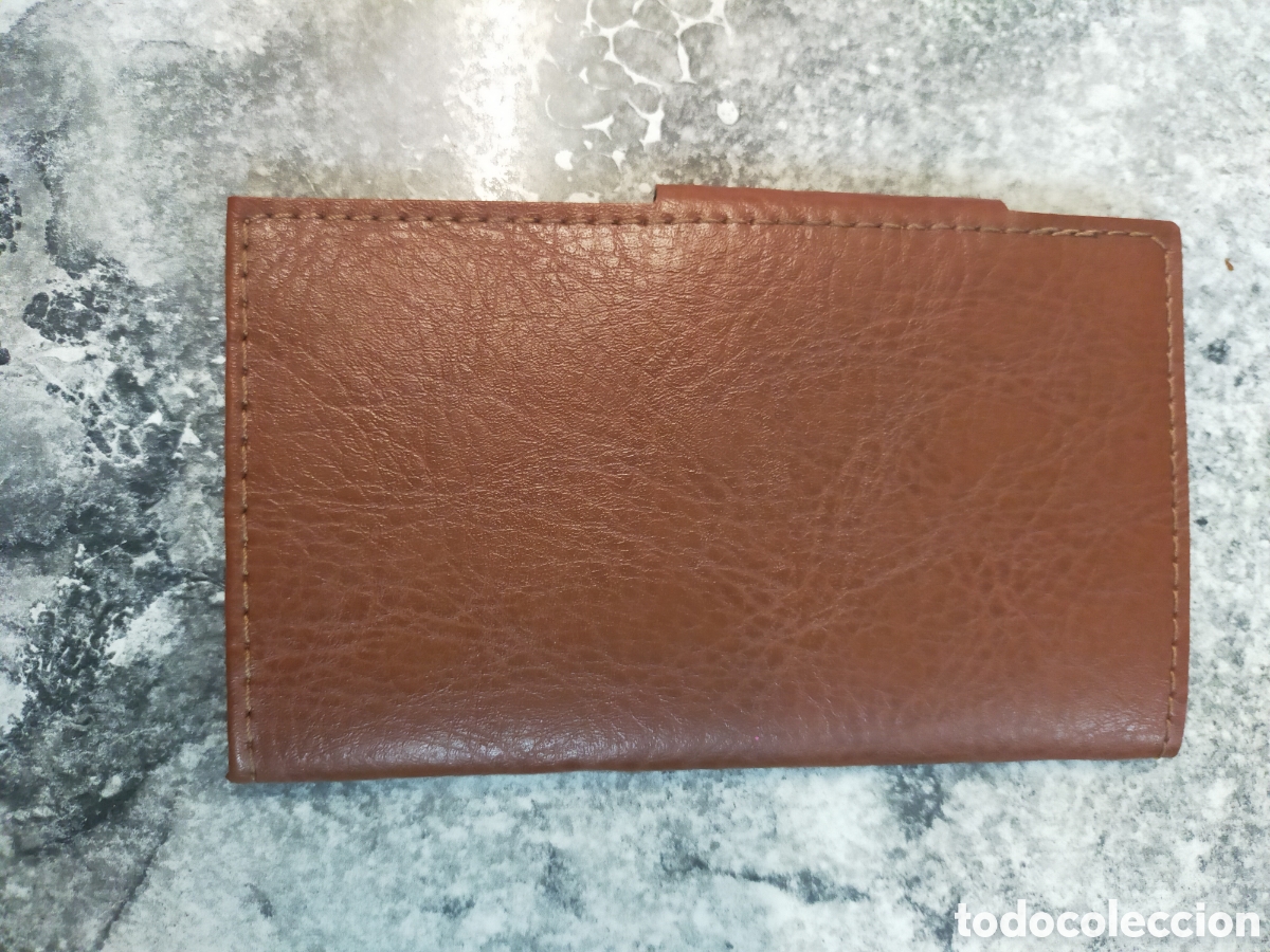Coleccionismo: Billetera Lotus marr&oacute;n - Foto 2