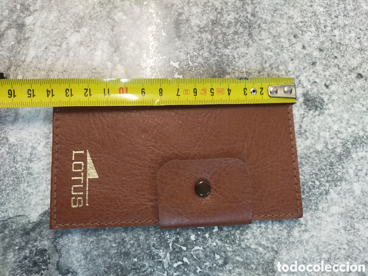 Coleccionismo: Billetera Lotus marr&oacute;n - Foto 3