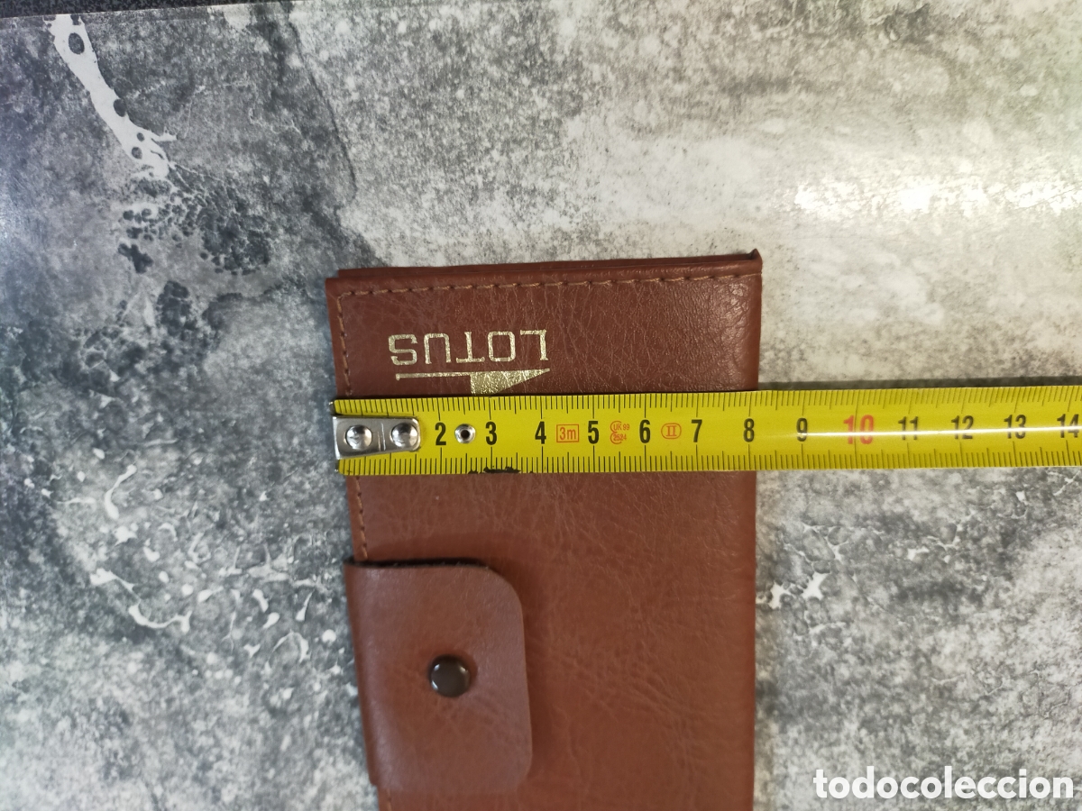 Coleccionismo: Billetera Lotus marr&oacute;n - Foto 4