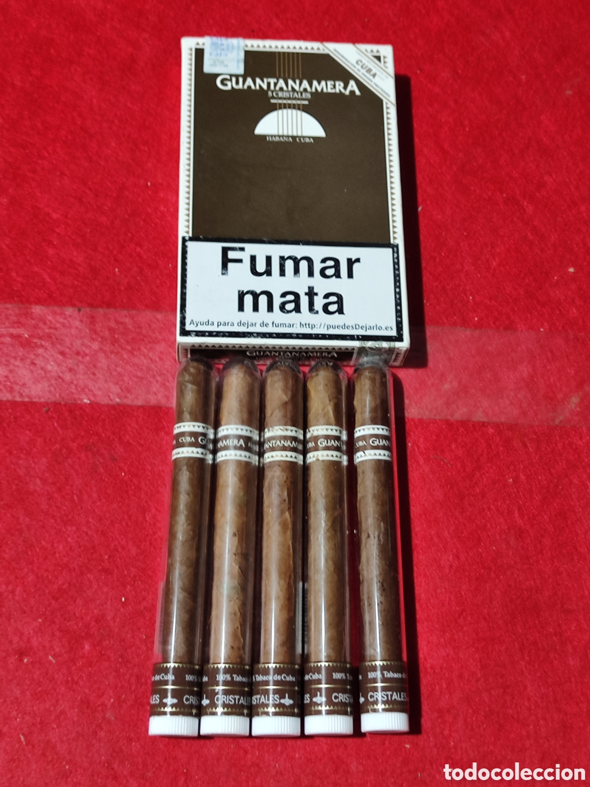 Coleccionismo: Caja sin uso puros Habana Guantanamera 5 cristales