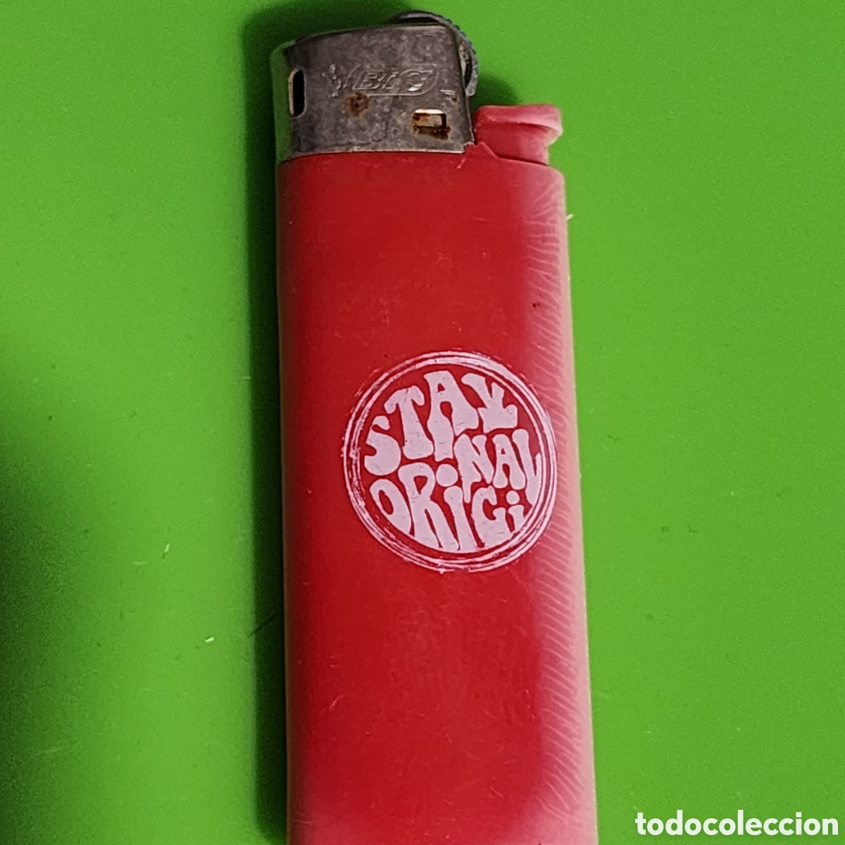 Coleccionismo: Encendedor Colecci&oacute;n Retro Rojo &rdquo;Stay Original&rdquo; - Fabricado en Espa&ntilde;a (Made in Spain) C&oacute;digo 2182