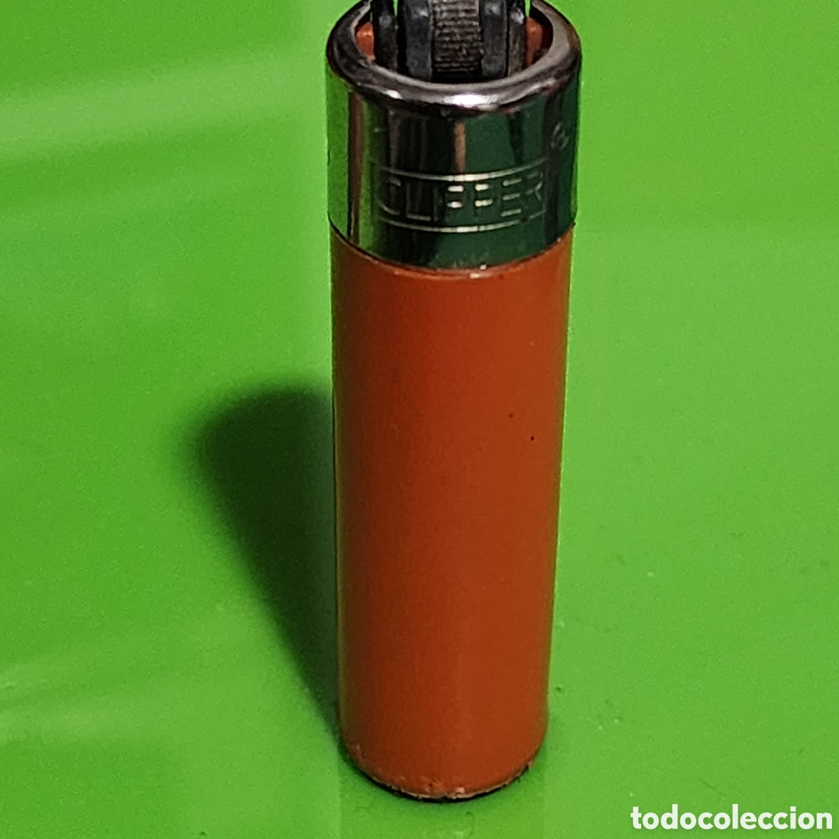 Coleccionismo: Raro Mechero CLIPPER Vintage Naranja - Flamagas S.A. Barcelona PAT. P. (A&ntilde;os 70)