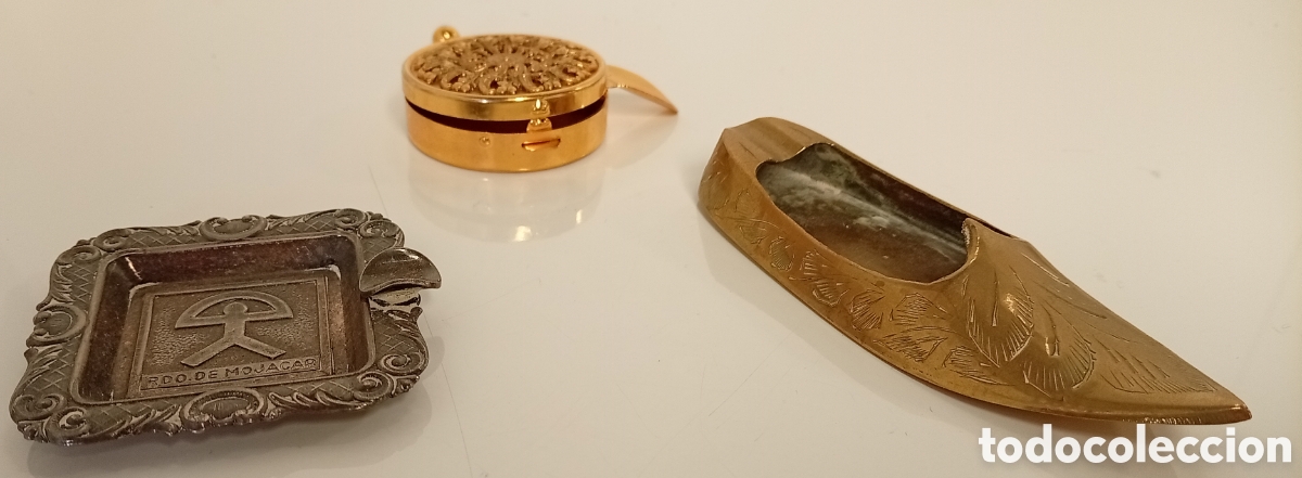 Coleccionismo: JUEGO DE 3 CENICEROS VINTAGE