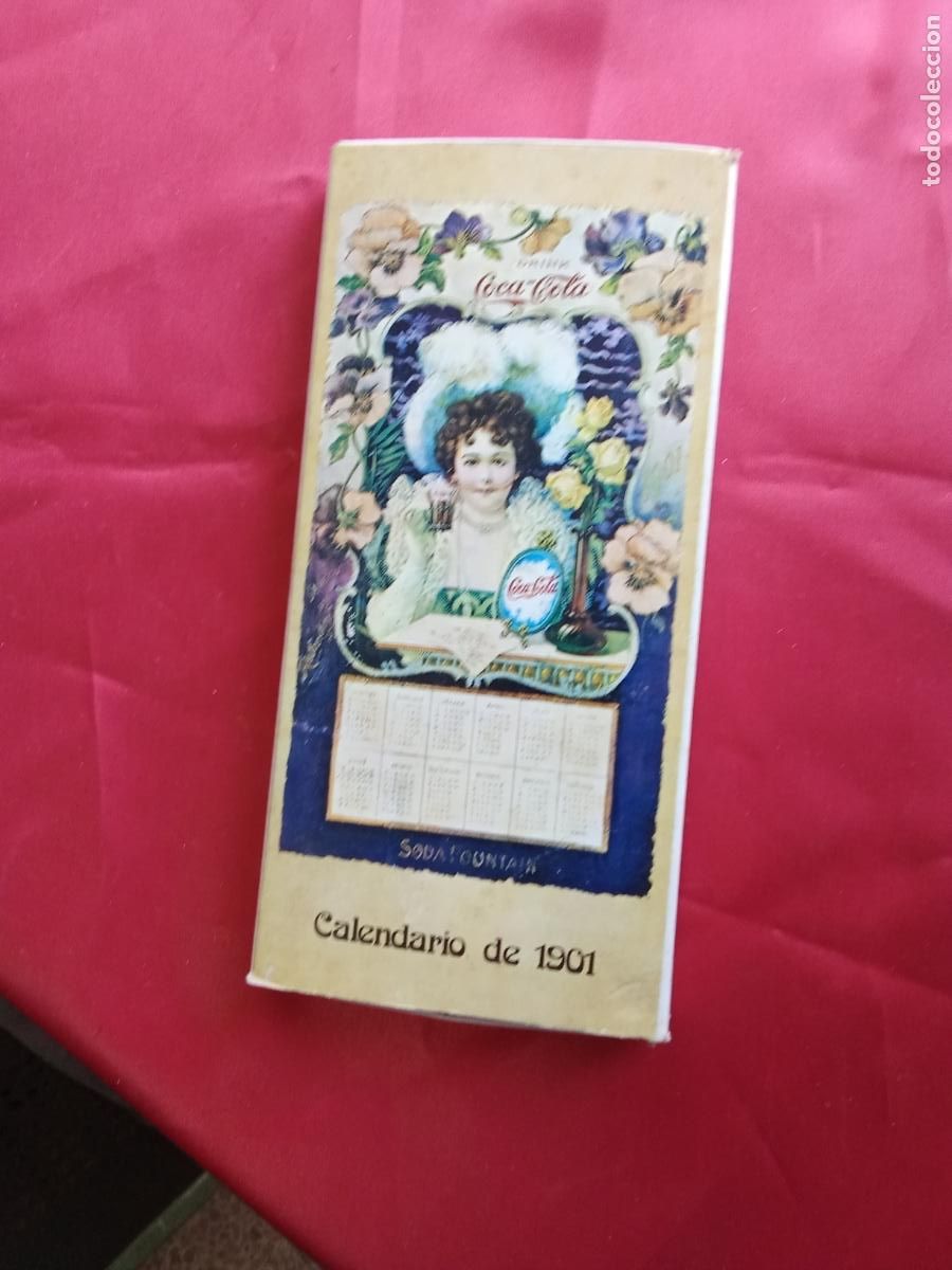 Coleccionismo: Caja cerillas de Coca Cola del 1898-1918 con calendario. Caja Tabacos