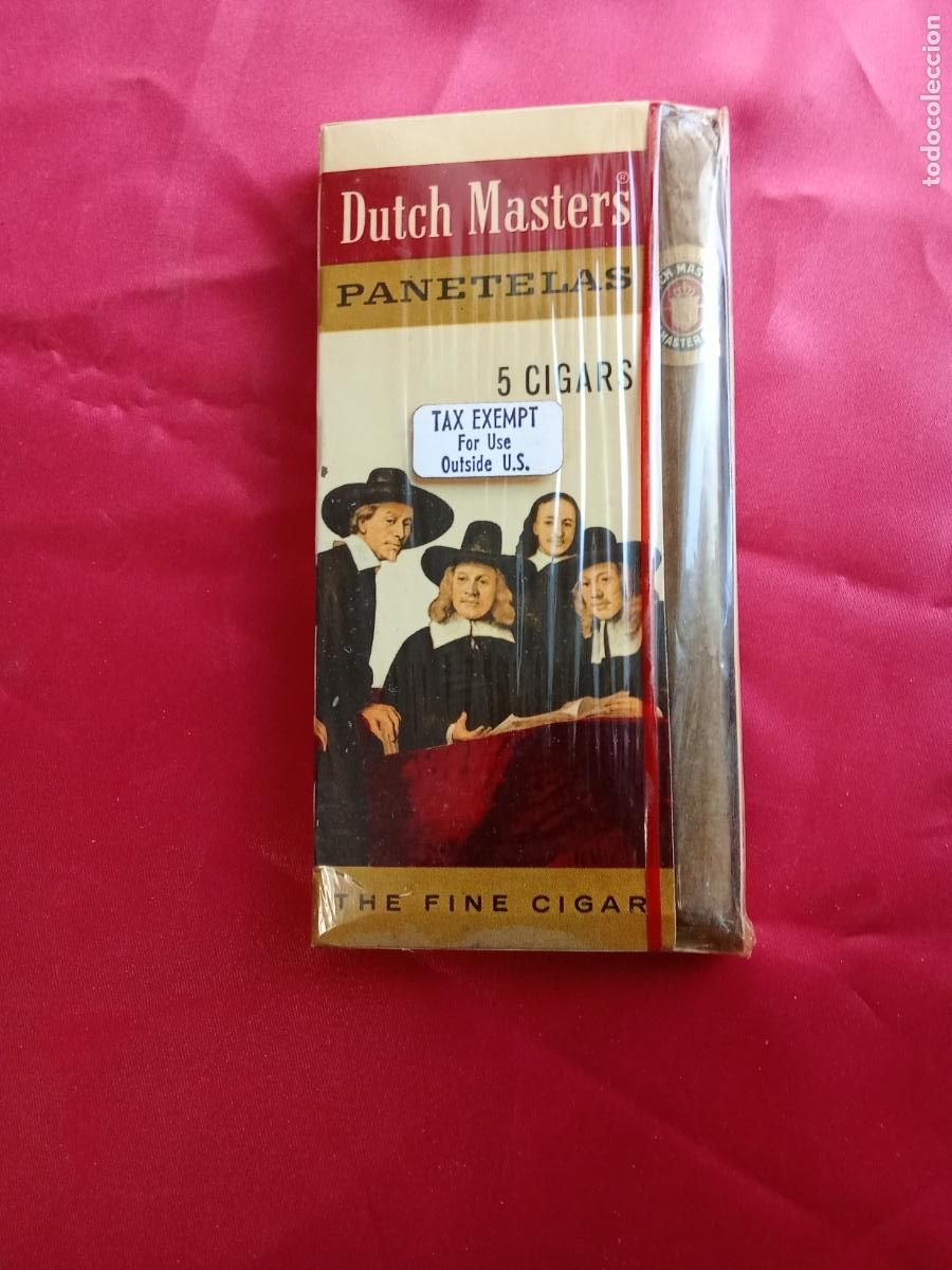 Coleccionismo: Caja puros Dutch Masters, tabaco sin abrir. Caja Tabaco