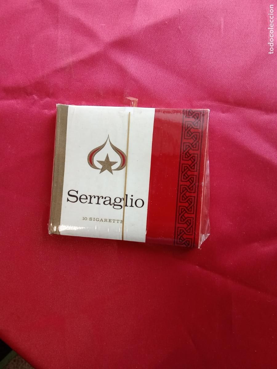 Coleccionismo: Caja tabaco 10 cigarrillos marca serraglio sin abrir. Caja tabaco