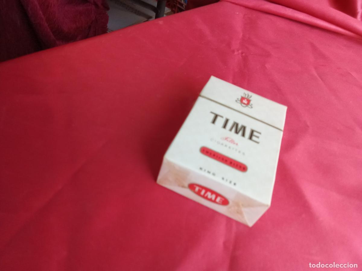 Coleccionismo: Caja cigarrillos Time sin abrir. Caja tabaco - Foto 4