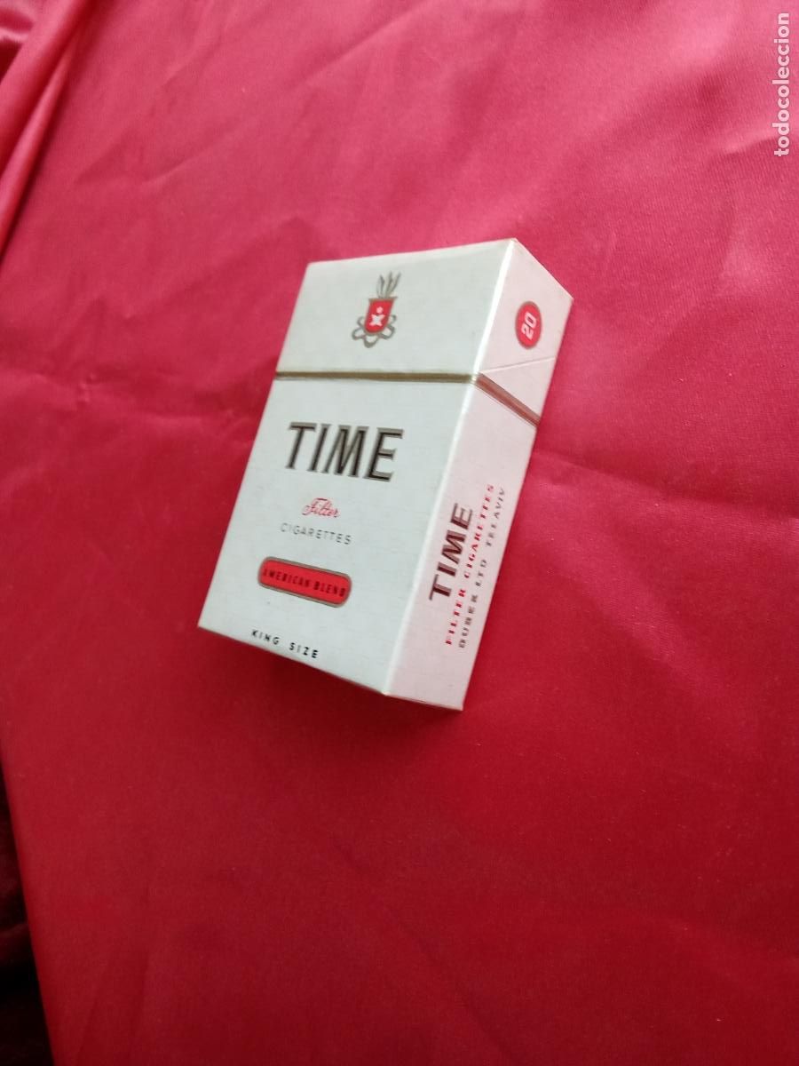 Coleccionismo: Caja cigarrillos Time sin abrir. Caja tabaco - Foto 5